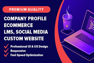 build custom website development HTML, CSS, js