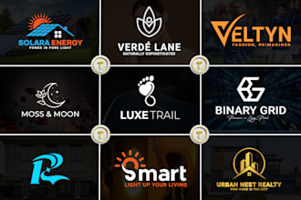 make modern minimalist business logo design