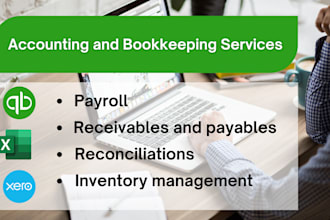 do accounting, bookkeeping, and setup in quickbooks online