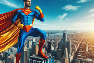 draw you a dc or marvel style comic book superhero character