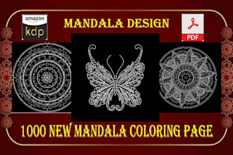 create mandala coloring pages for amazon kdp