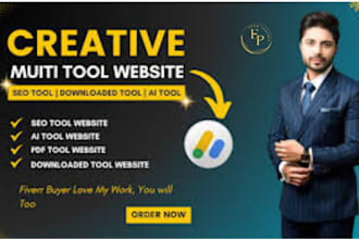 create  responsive tool website for adsense approval