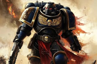 illustrate your favorite warhammer 40k character