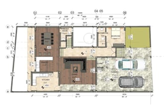create 2d or 3d architectural floor plans with good luck