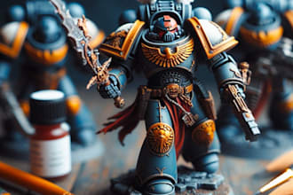 paint your warhammer 40k or as miniature