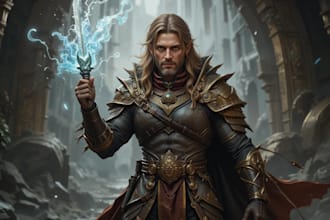 create custom dnd character art and illustration