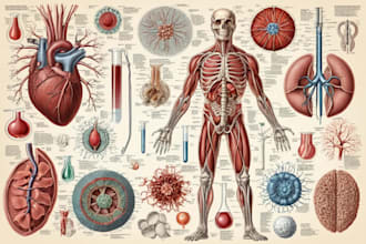 medical, scientific and biology illustrations for you