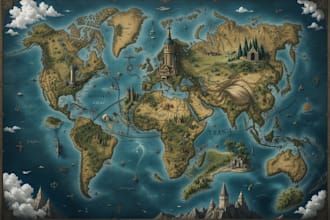create a map of your fantasy world dnd and ttrpgs