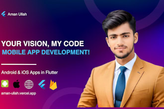 create a high quality flutter app for android and ios