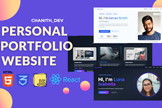 create a smooth personal portfolio website