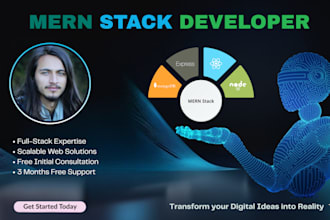 create a modern full stack web apps as a mern stack developer