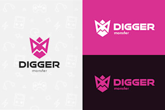 design a character logo simple and elegant