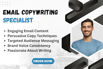 do online business marketing, email content and sales email copywriting services