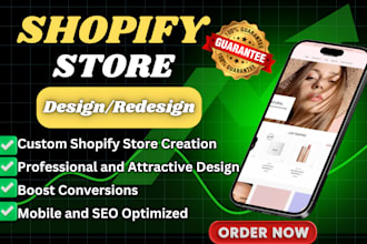build ecommerce website shopify with expert cro, conversion