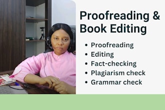 proofread, edit, fact check, plagiarism, grammar check manuscript, document text