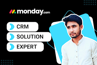 set up your custom monday com CRM workflows and automations