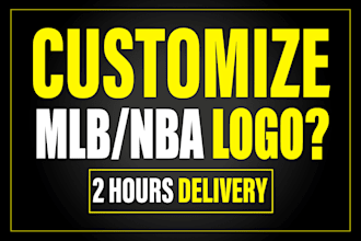 design custom mlb, nba parody logo for printing, embroidery side patches cap hat