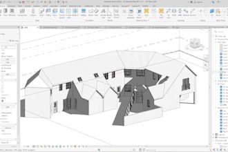 create revit 3d model, sheets, family, legends, tags and annotations via 2d plan