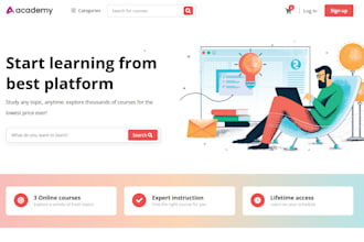 develop a fully functional learning management system  lms