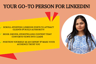 ghostwrite 5 linkedin posts within 24 hrs that will attract quality leads