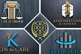 do law firm lawyer notary attorney justice office advocate legal consulting logo