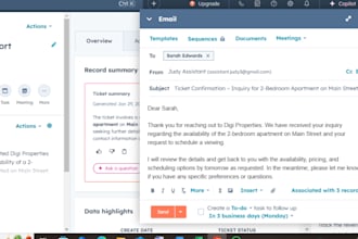 be your expert customer support for live chat, email, CRM, and ticket handling