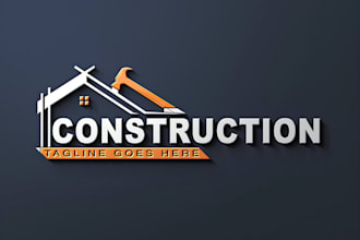 do property, mortgage, home, building, construction, real estate logo design