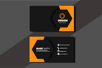 design bold and colorful visiting cards for businesses