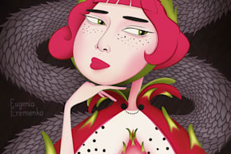 create children story book illustration, kids book characters and scenes