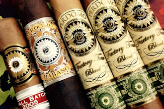 do awesome cigar, label, band and ring logo design with unlimited revisions
