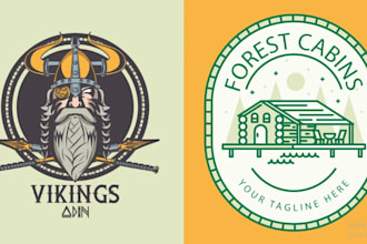 do vintage retro classic hipster badge outdoor or business logo design