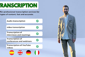 audio and video transcription services