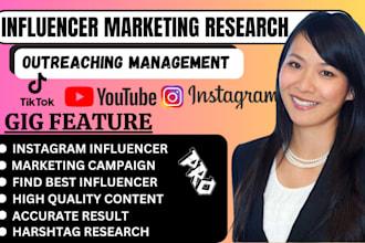 find instagram tiktok youtube influencers to research influencer marketing list