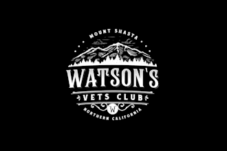 design unique watson vets club logo