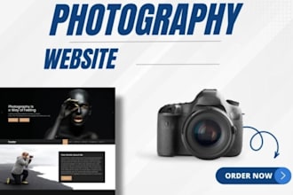 design stunning portfolio photographer website film videography wedding website