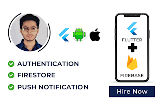 integrate firebase auth, firestore, notifications into your flutter app