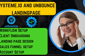 create unbounce landing page clone systeme io sales funnel, sales funnel website