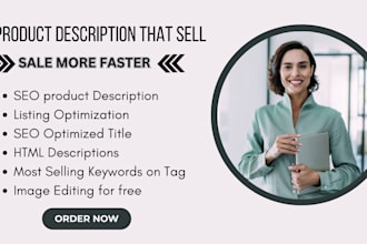 write high converting product descriptions for shopify etsy and ecommerce store