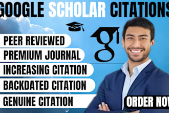 increase google scholar citation in top ranking journal by promoting articles