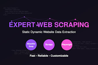 do python web scraping, data scraping, data mining