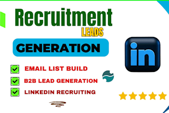 collect recruitment jobs leads, b2b lead generation, email scraping