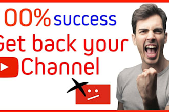 recovery your suspended youtube channel