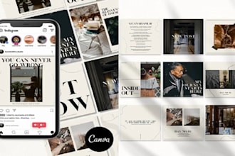 design templates for instagram feed and social media