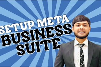 setup your meta business suite, facebook ad account and business page