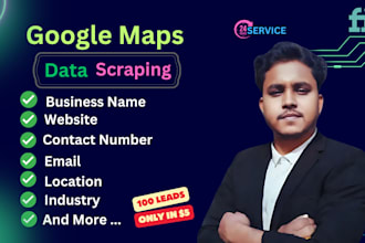 do google map scraping, data extraction, b2b lead generation