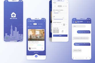 build robust real estate app, real estate website, property listing app