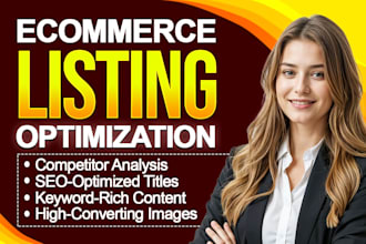 optimize your amazon, ebay, shopify, and tiktok shop listings for higher sales
