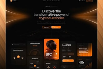 create a crypto meme coin website, landing page, and meme coin art