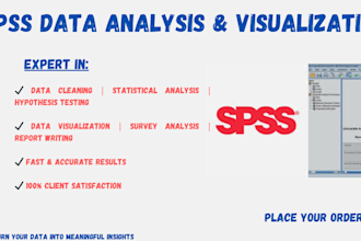 perform spss data analysis and statistical tests