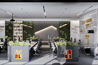 renovate 3d office design,commercial interior, exterior,workspace design,3dsmax